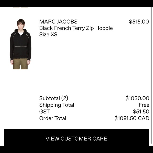 Marc Jacobs Zip Hoodie - Picture 8 of 8